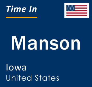 Current local time in Manson, Iowa, United States