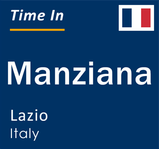 Current local time in Manziana, Lazio, Italy