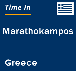 Current local time in Marathokampos, Greece