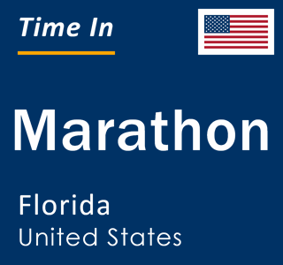 Current local time in Marathon, Florida, United States