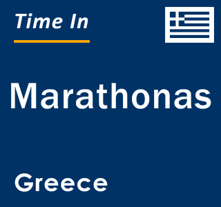 Current local time in Marathonas, Greece