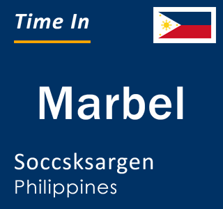 Current local time in Marbel, Soccsksargen, Philippines