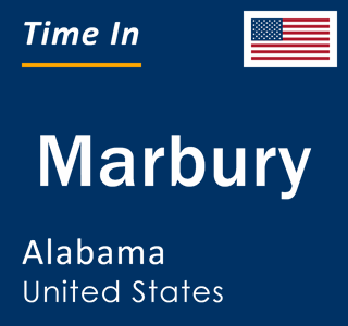 Current local time in Marbury, Alabama, United States