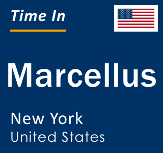 Current local time in Marcellus, New York, United States