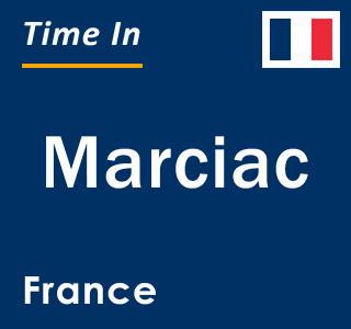 Current local time in Marciac, France