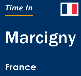 Current local time in Marcigny, France