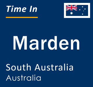 Current local time in Marden, South Australia, Australia