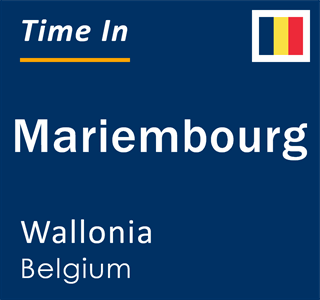 Current local time in Mariembourg, Wallonia, Belgium