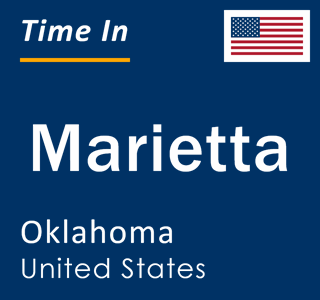 Current local time in Marietta, Oklahoma, United States