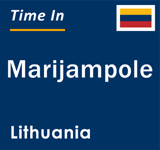 Current local time in Marijampole, Lithuania