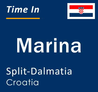 Current local time in Marina, Split-Dalmatia, Croatia