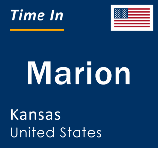 Current local time in Marion, Kansas, United States