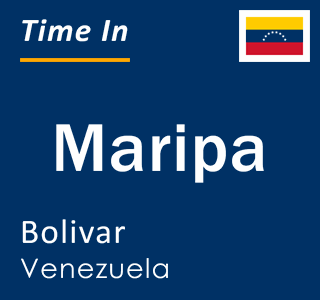 Current local time in Maripa, Bolivar, Venezuela