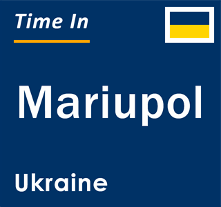 Current local time in Mariupol, Ukraine