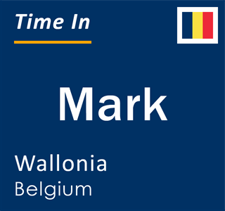 Current local time in Mark, Wallonia, Belgium