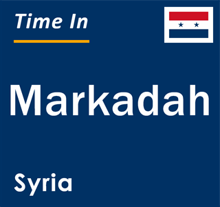 Current local time in Markadah, Syria