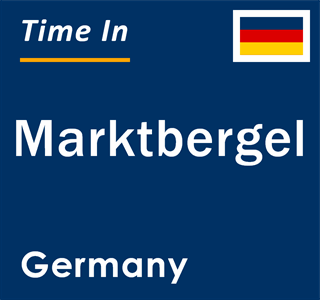 Current local time in Marktbergel, Germany