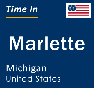 Current local time in Marlette, Michigan, United States