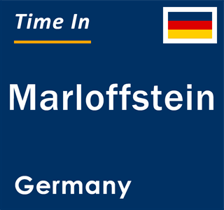 Current local time in Marloffstein, Germany