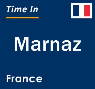 Current local time in Marnaz, France