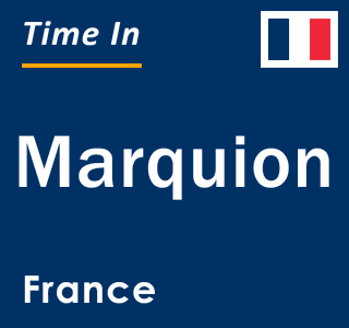 Current local time in Marquion, France