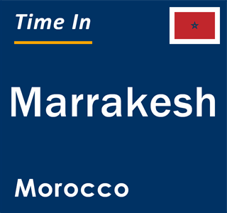 Current local time in Marrakesh, Morocco