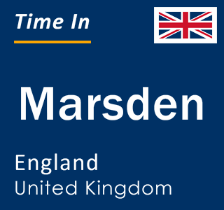 Current local time in Marsden, England, United Kingdom