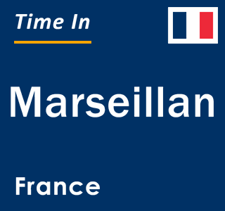 Current local time in Marseillan, France