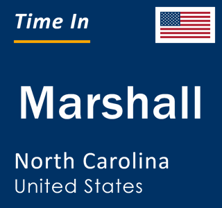 Current local time in Marshall, North Carolina, United States