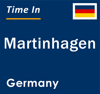 Current local time in Martinhagen, Germany