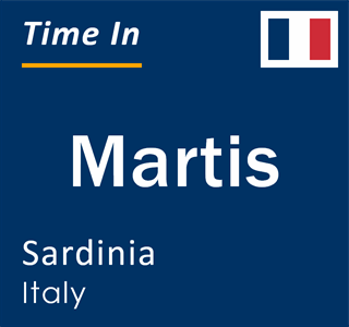 Current local time in Martis, Sardinia, Italy