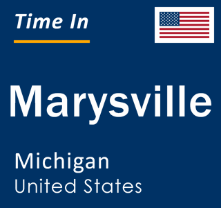 Current local time in Marysville, Michigan, United States