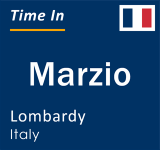 Current local time in Marzio, Lombardy, Italy