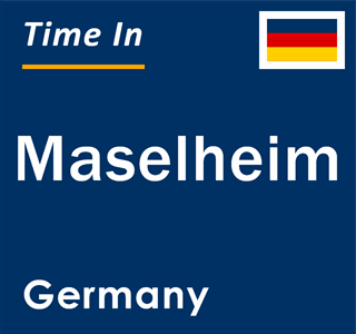 Current local time in Maselheim, Germany