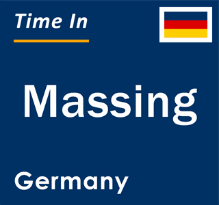 Current local time in Massing, Germany