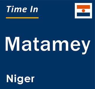 Current local time in Matamey, Niger