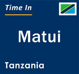 Current local time in Matui, Tanzania