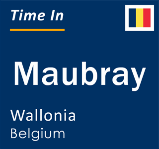 Current local time in Maubray, Wallonia, Belgium