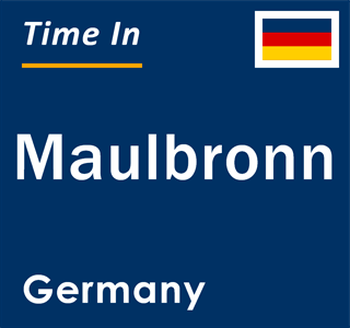 Current local time in Maulbronn, Germany