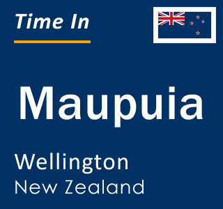 Current local time in Maupuia, Wellington, New Zealand