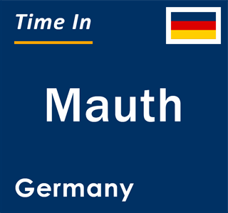 Current local time in Mauth, Germany