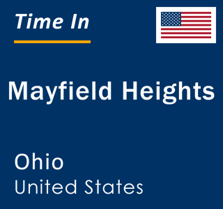 Current local time in Mayfield Heights, Ohio, United States