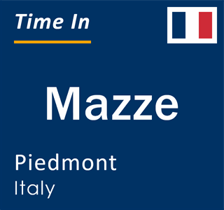 Current local time in Mazze, Piedmont, Italy