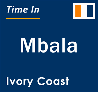 Current local time in Mbala, Ivory Coast