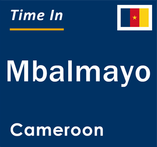 Current local time in Mbalmayo, Cameroon