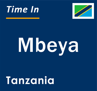 Current local time in Mbeya, Tanzania