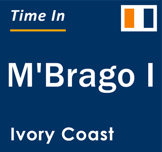 Current local time in M'Brago I, Ivory Coast