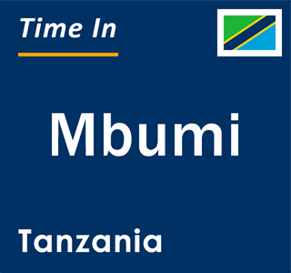 Current local time in Mbumi, Tanzania