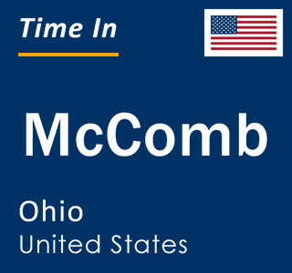 Current local time in McComb, Ohio, United States