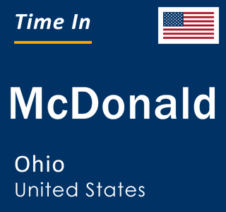 Current local time in McDonald, Ohio, United States